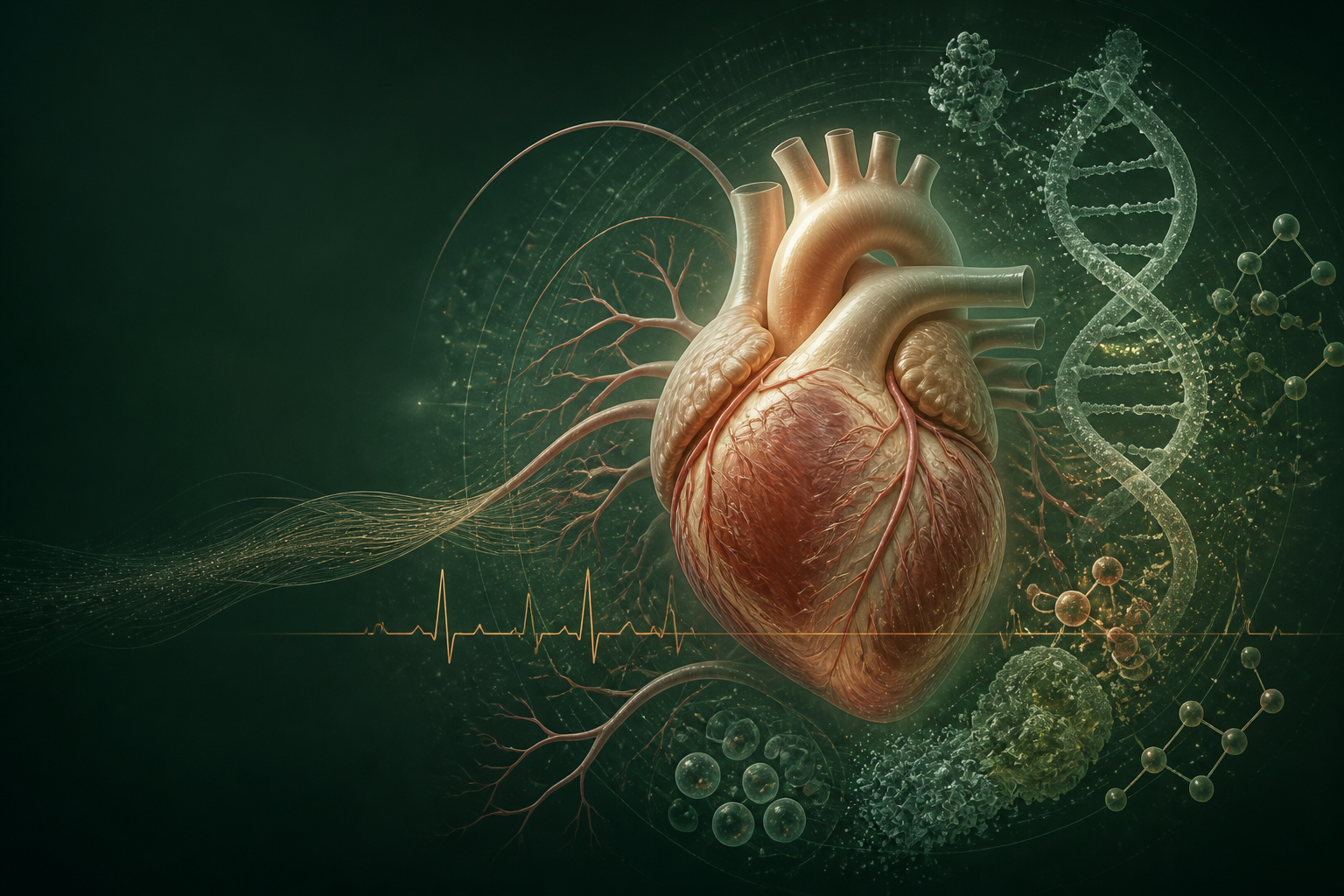 Cardiovascular molecular science illustration